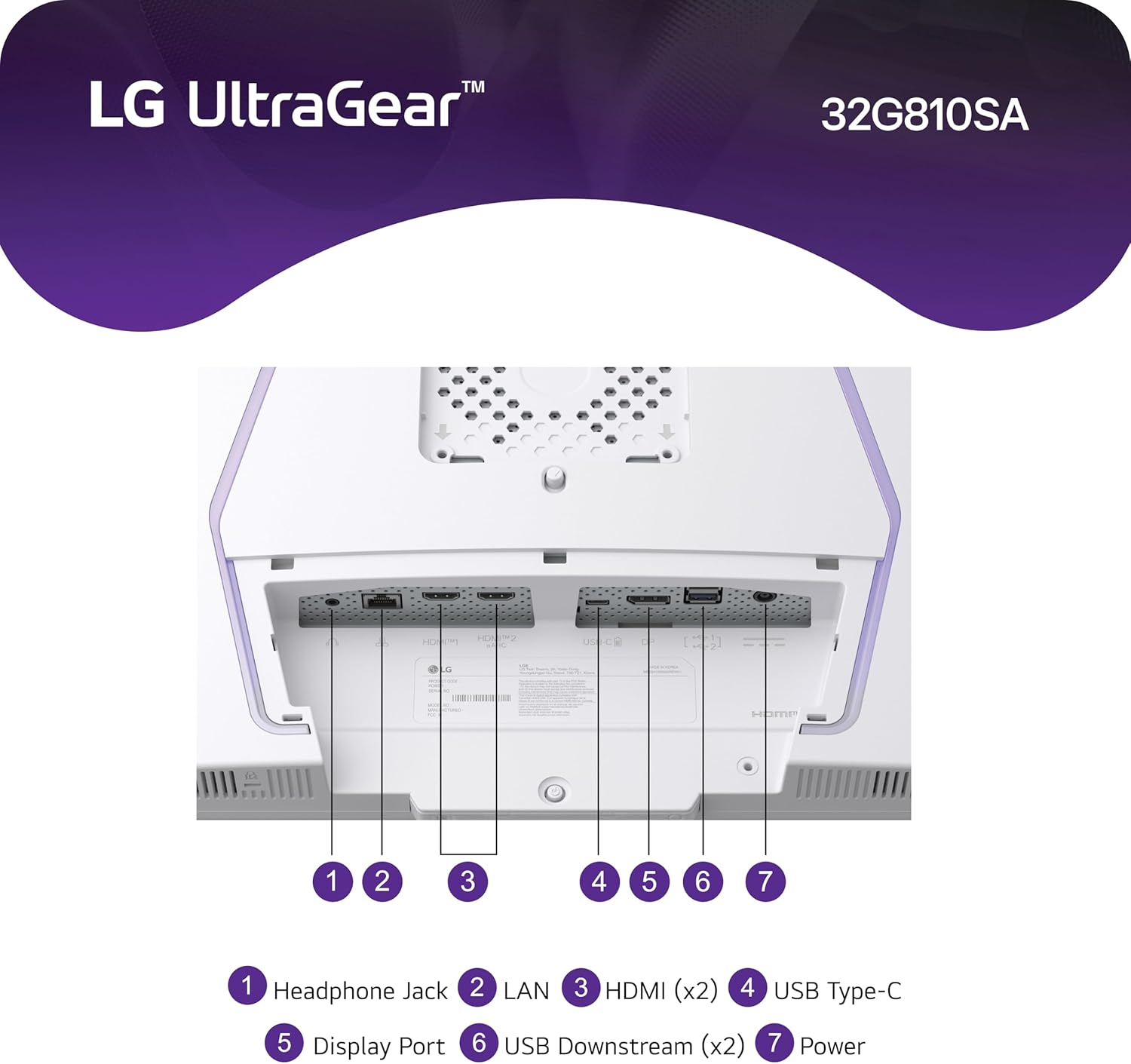 LG 32G810SA-W UltraGear 32 LG 32G810SA-W UltraGear 32